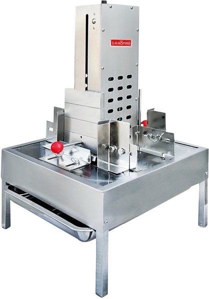 Chocolate scraper machine